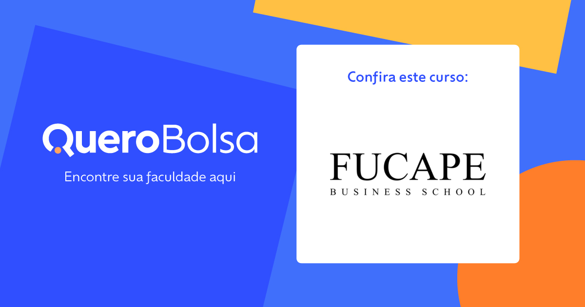 FUCAPE 2025 - Bolsas, Cursos e Informações | Quero Bolsa
